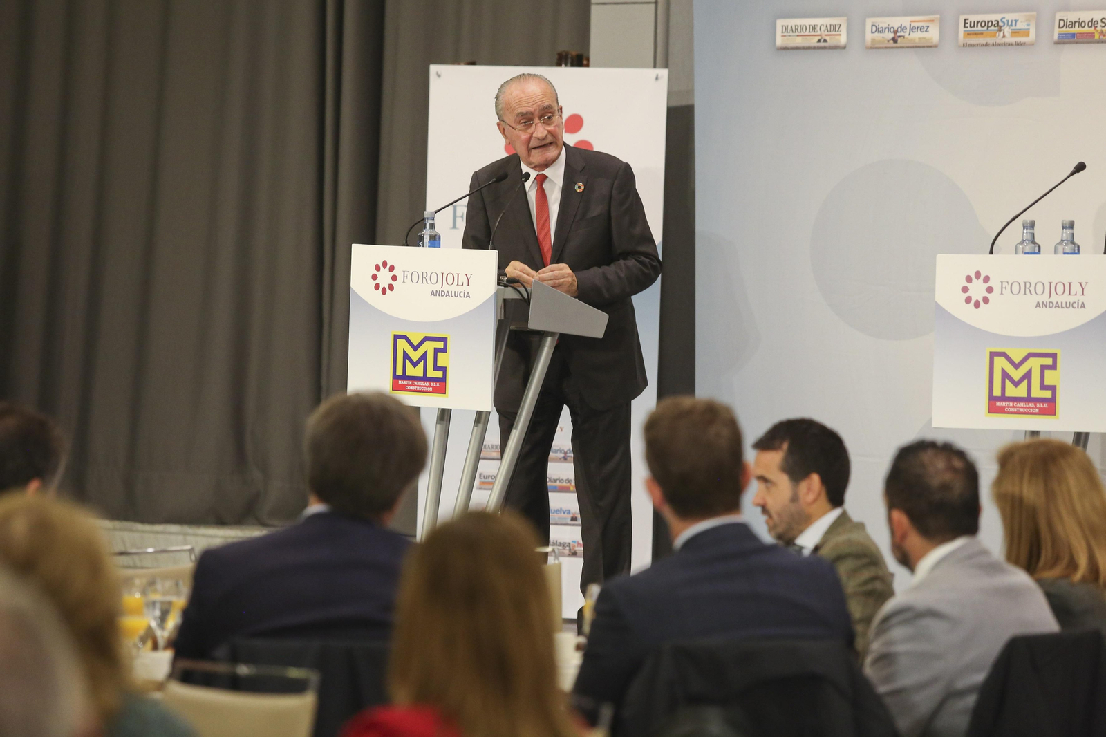 Fotos del Desayuno informativo Grupo Joly con el alcalde de Málaga