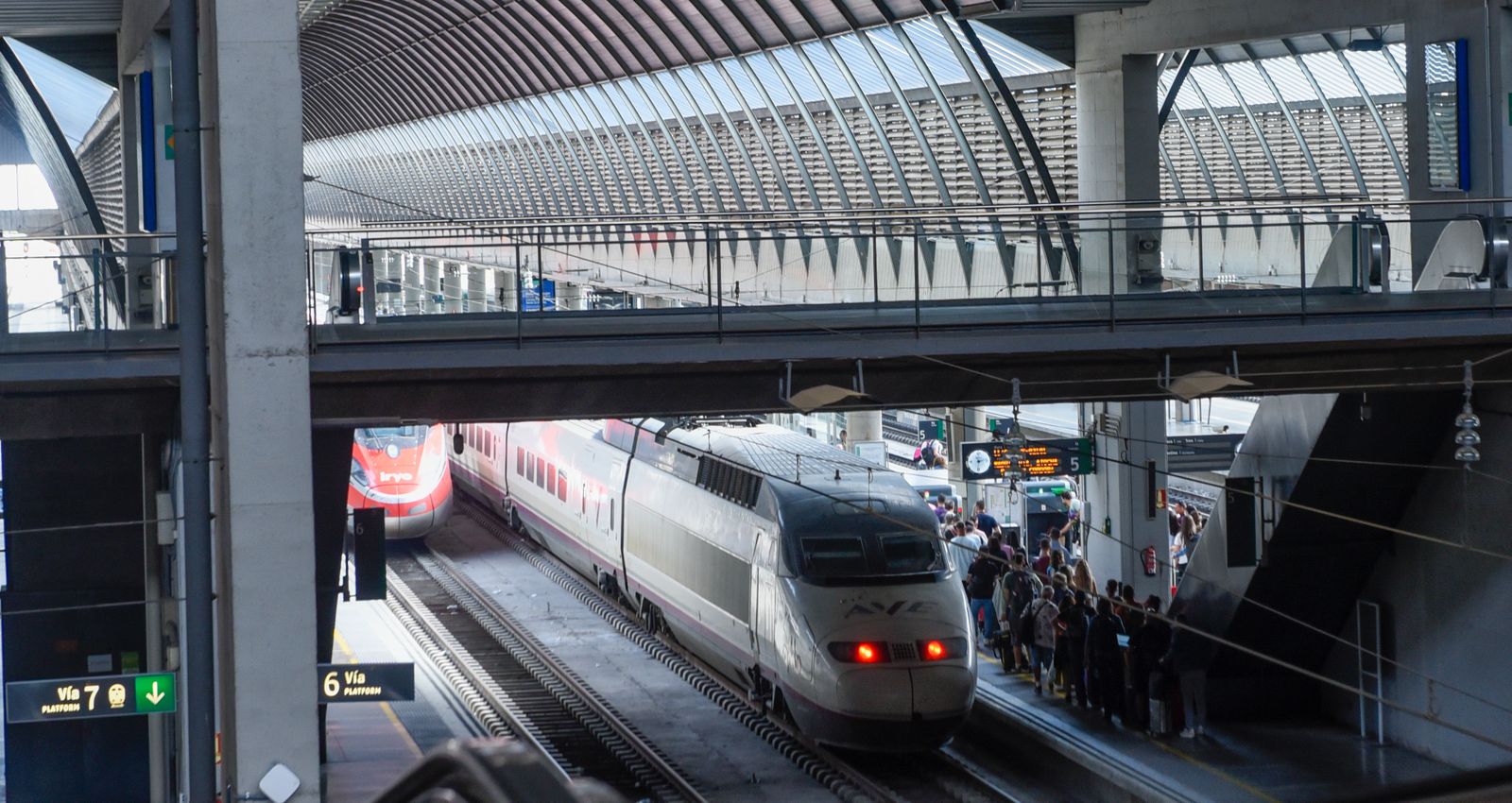 Imágenes del caos en Santa Justa