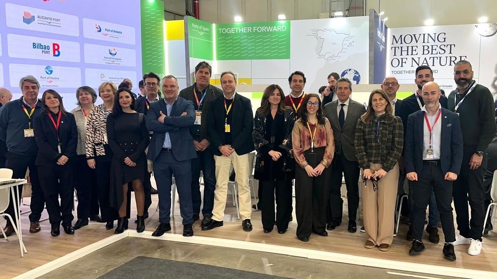 Delegación de la comunidad portuaria de Algeciras en Berlín.