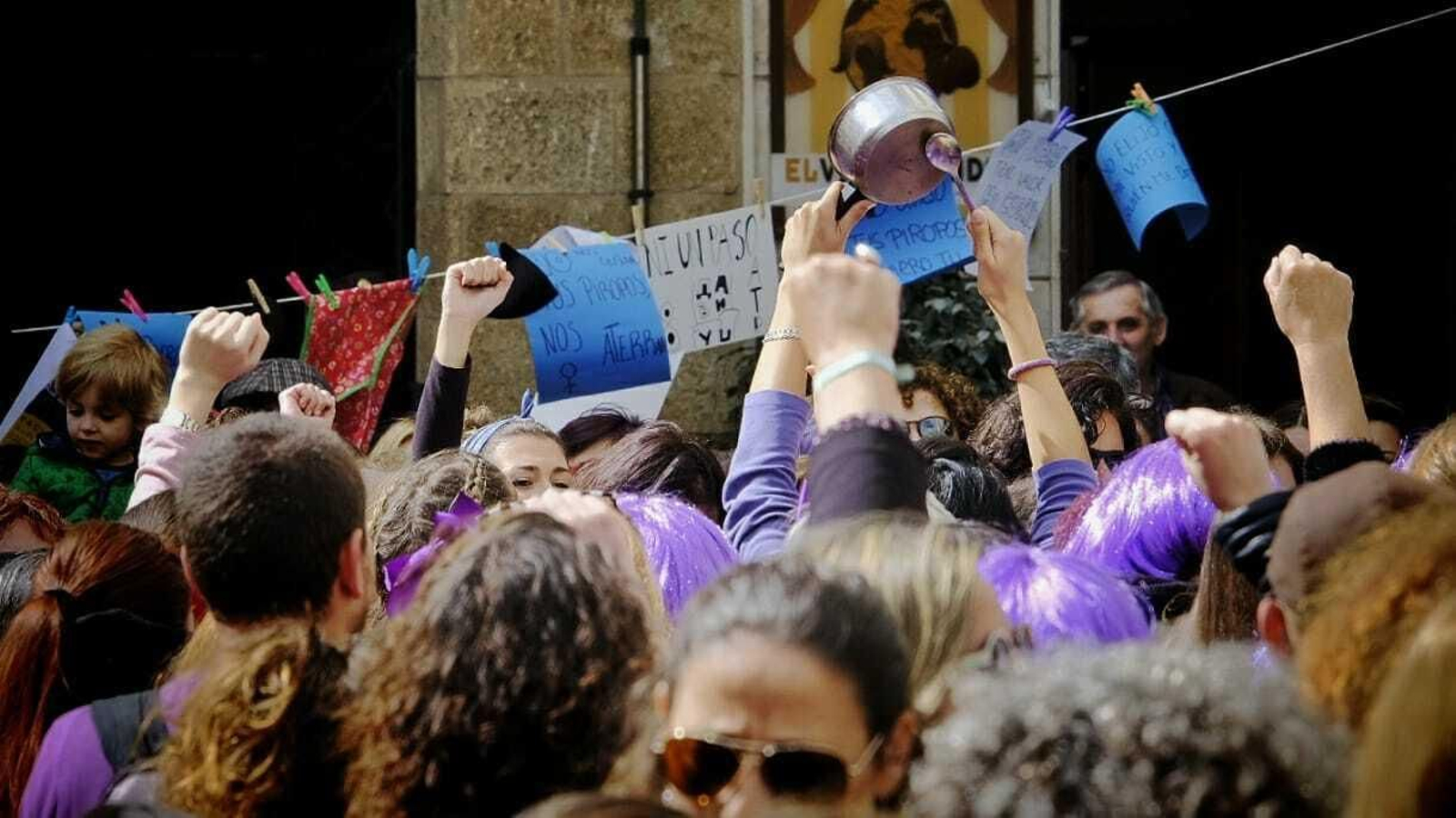 Imágenes de la celebración del 8M en Cádiz