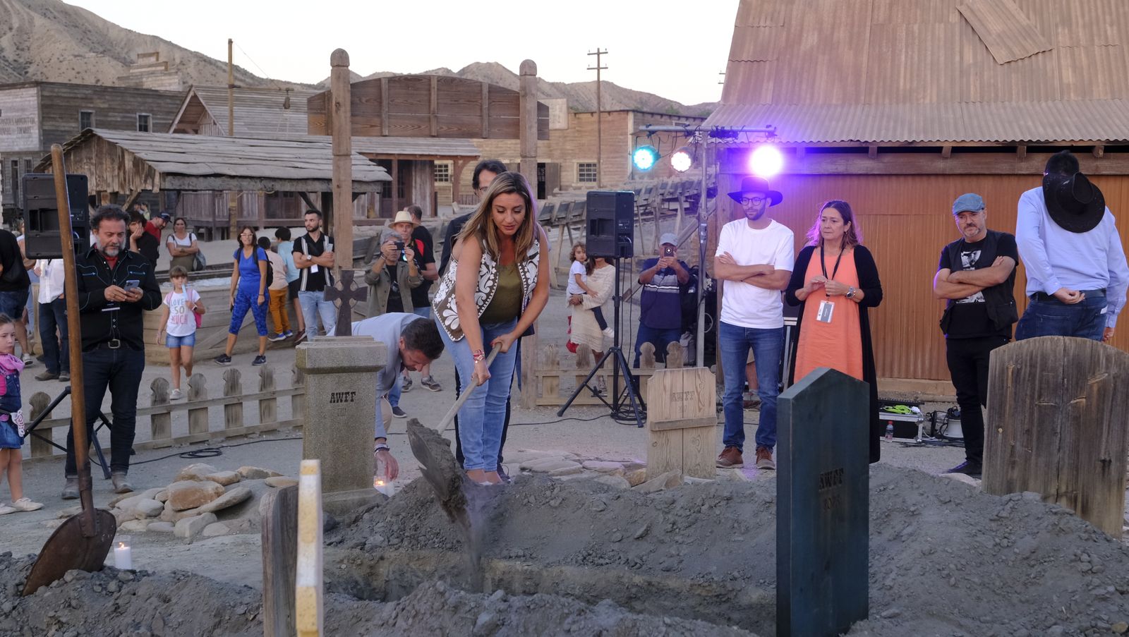 Imágenes de la inauguración del Almería Western Film Festival, en Tabernas