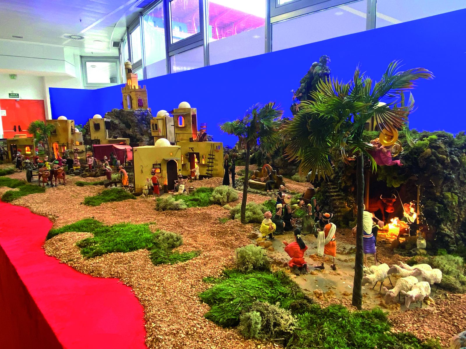 Belén de plastilina de Nervión Plaza