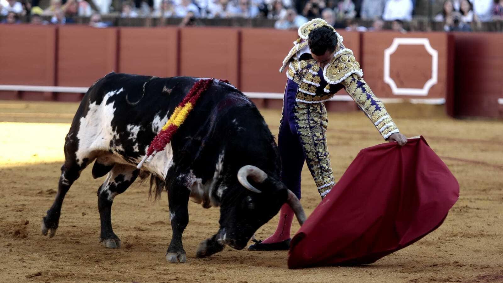 José Galdós, en el segundo toro de la tarde.