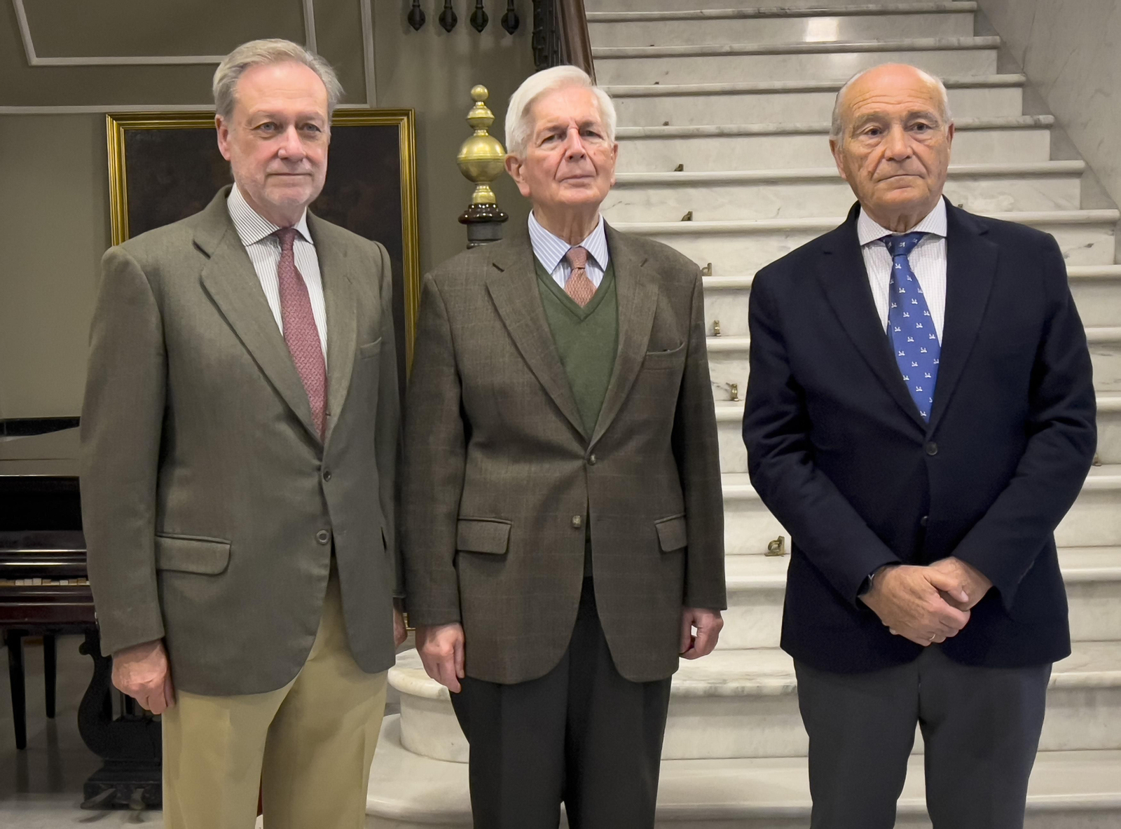Miguel Ángel de la Rosa, Alejandro Conde Amiano y Fernando Fabiani.