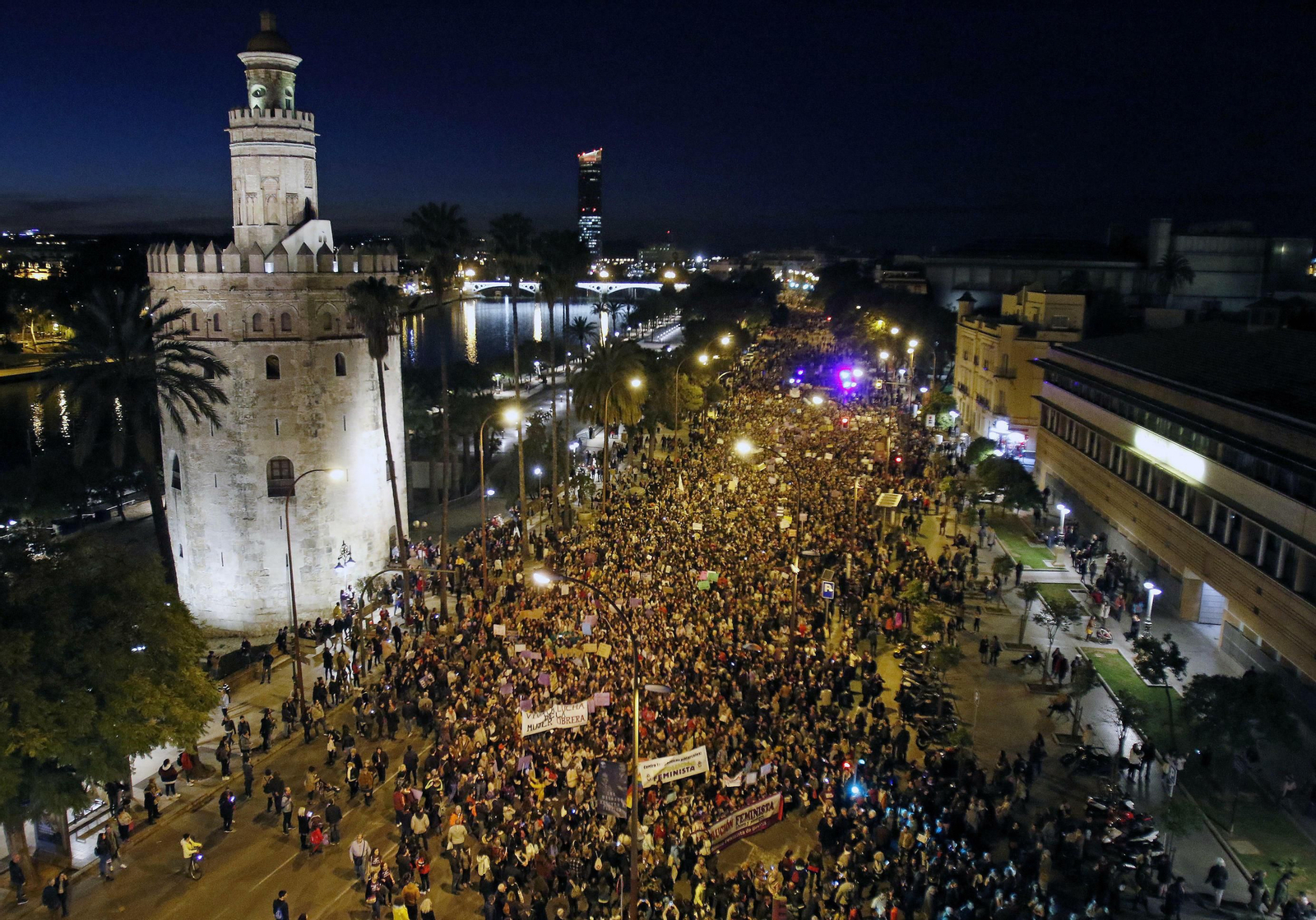 Las imágenes del 8-M en Sevilla