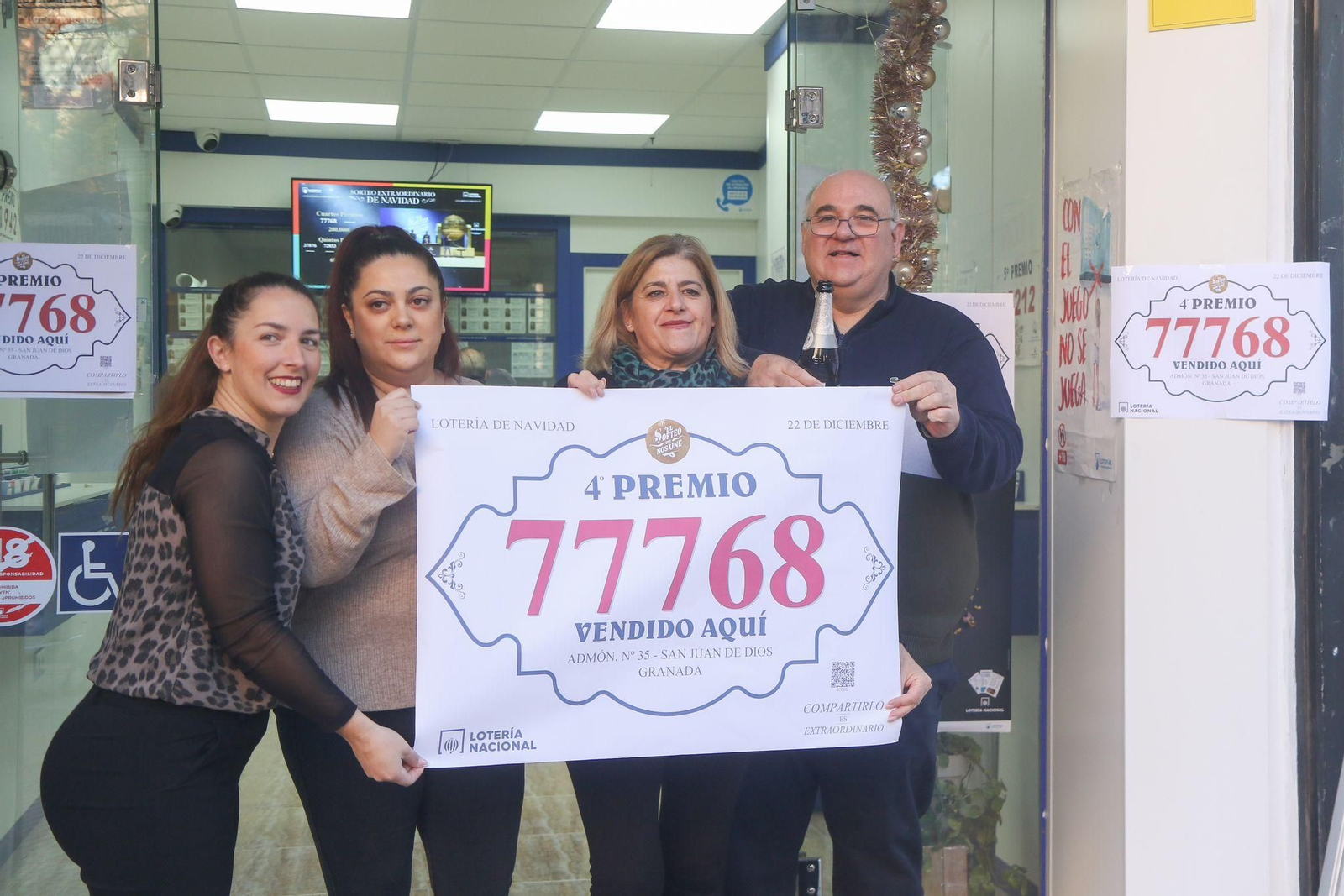 Cuarto premio en San Juan de Dios.