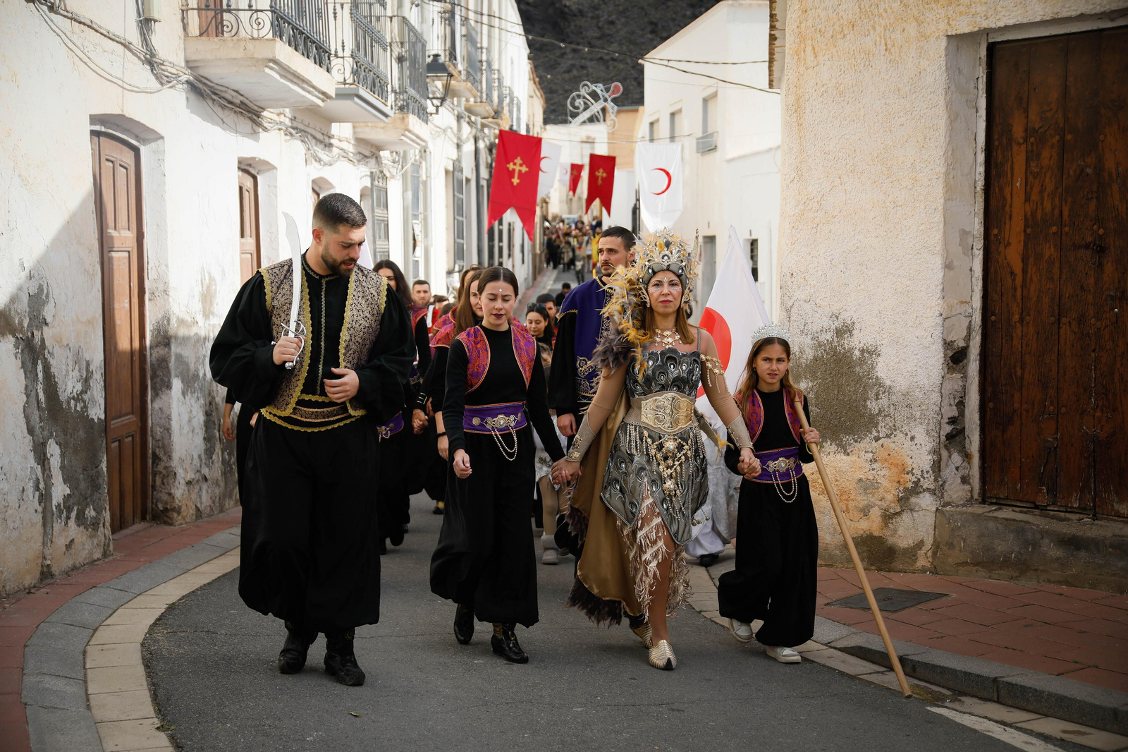 Última guerrilla en Gérgal entre moros y cristianos.