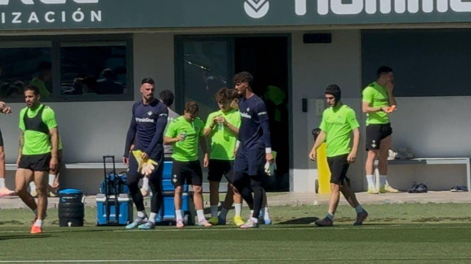 Los canteranos que entrenaron con el primer equipo