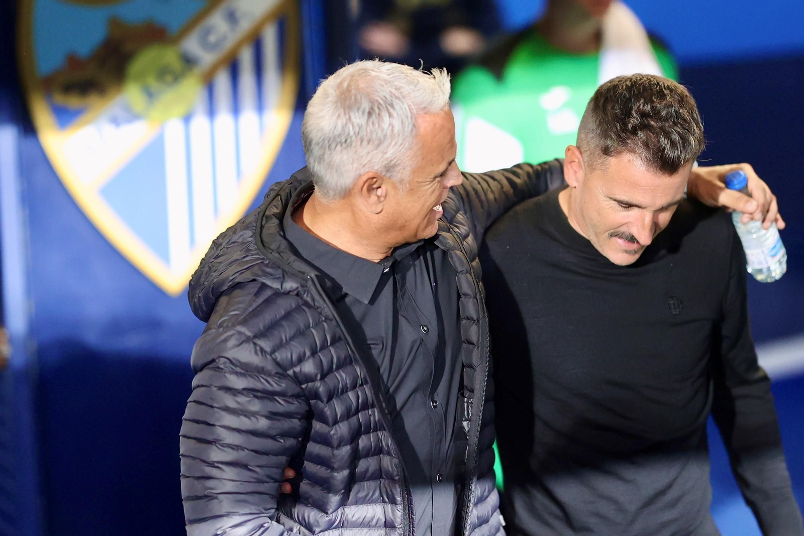 Las fotos del imponente ambiente en La Rosaleda en el Málaga - Córdoba CF