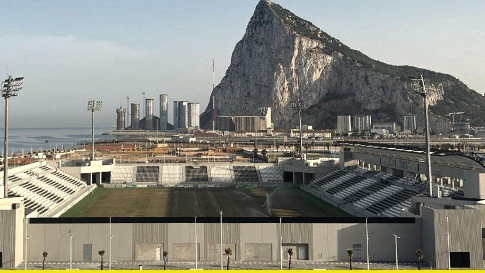 El Estadio Municipal de La Línea.