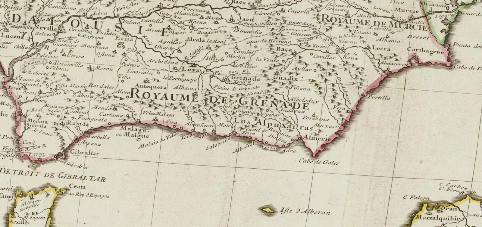 Conoce cómo se representaba Granada en el siglo dieciséis gracias a este mapa