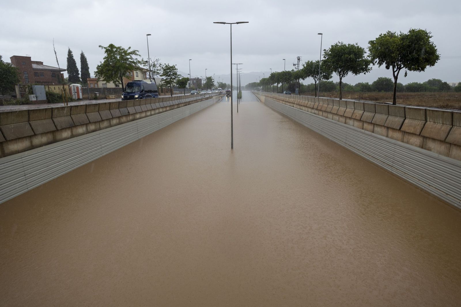 Las lluvias torrenciales afectan a Levante y al centro