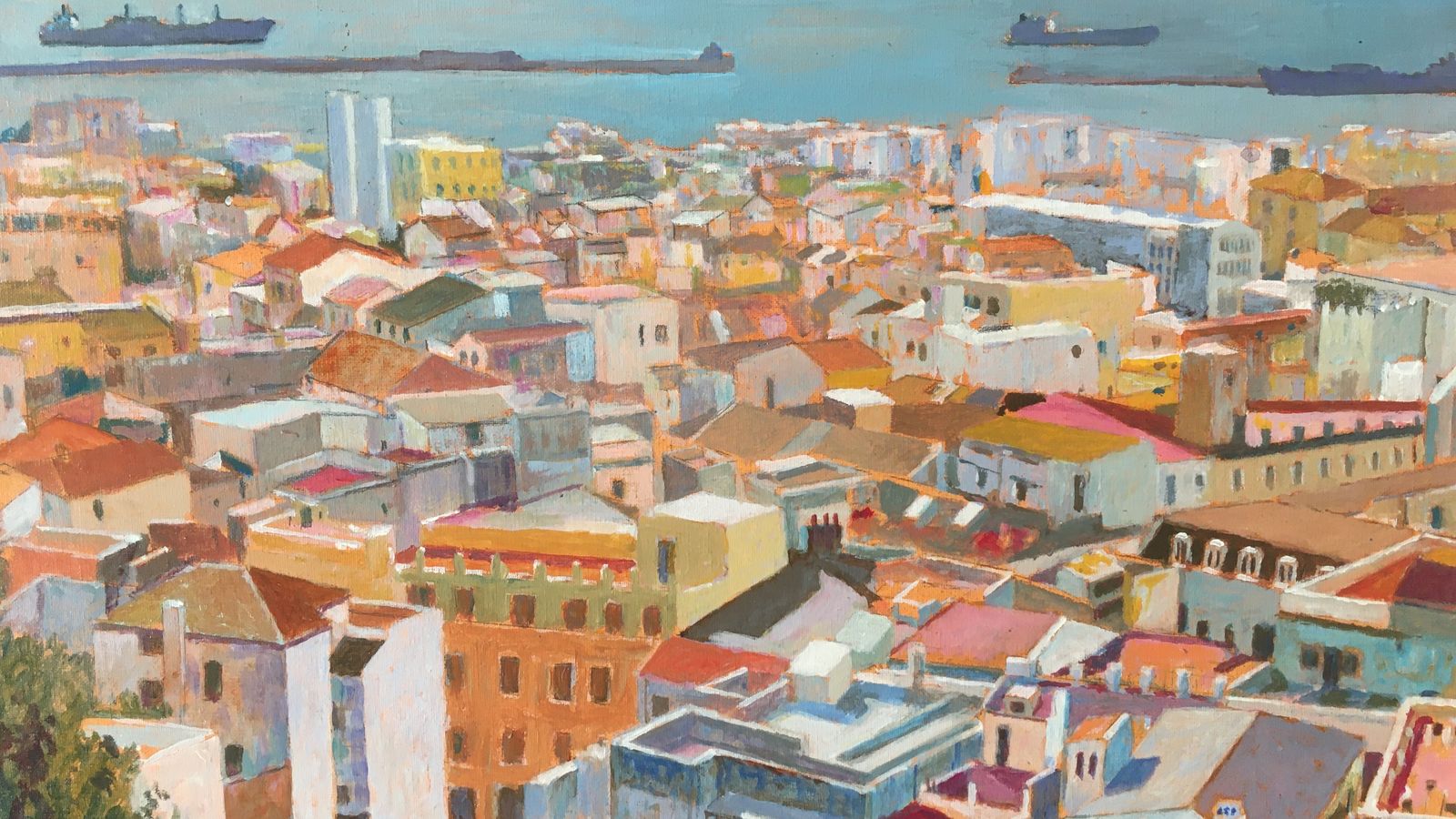 Vista de Gibraltar por Mario Finlayson