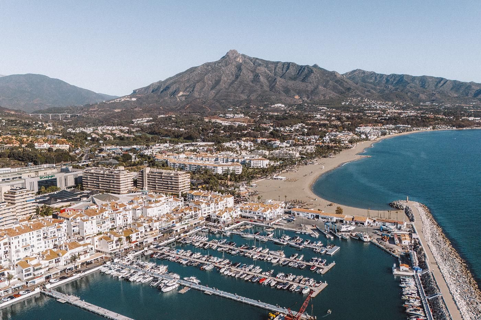 Vista aérea de Marbella. Vista aérea de Marbella.