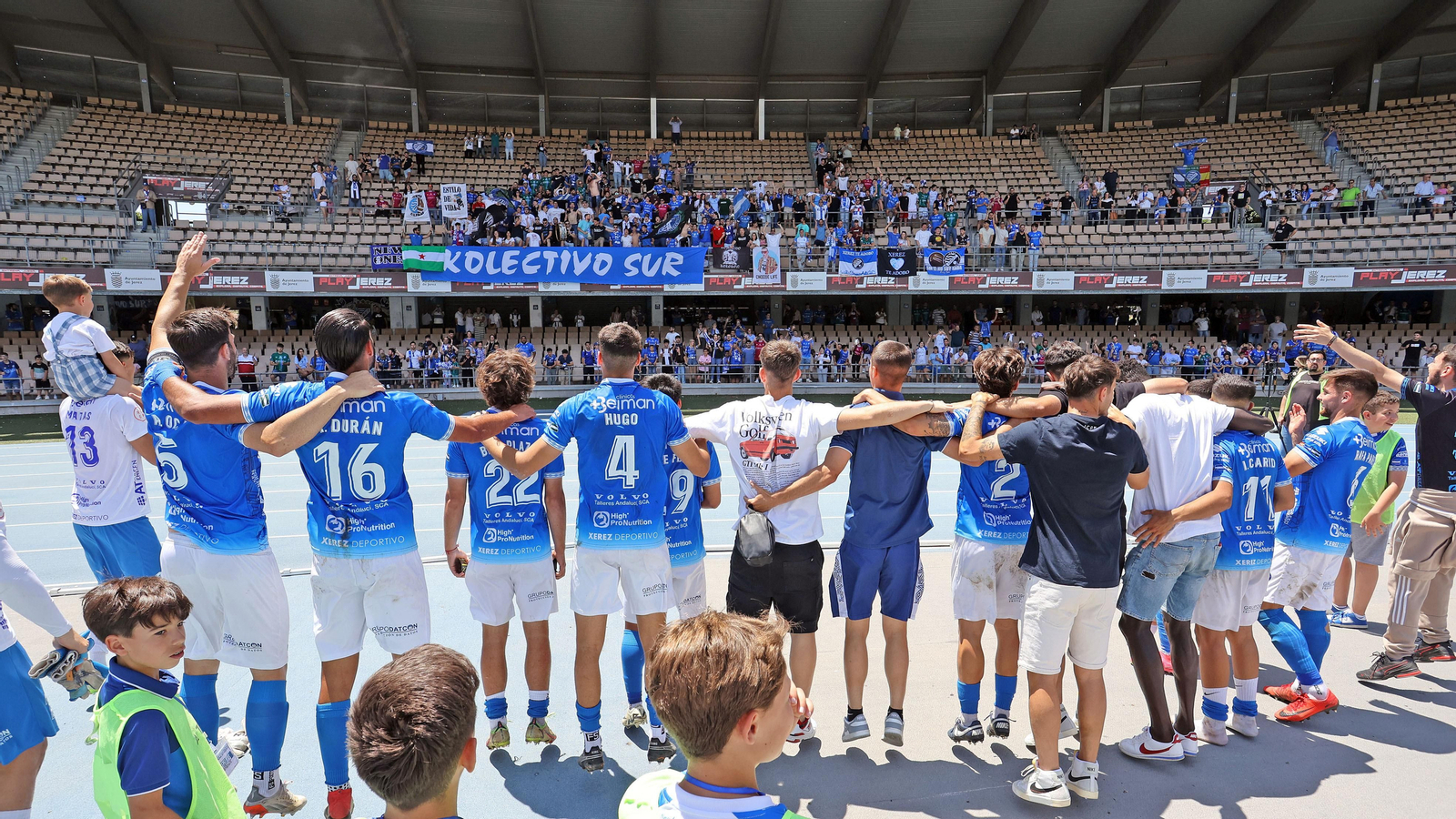 Último partido de liga del Xerez DFC - CD Pozoblanco en Chapín