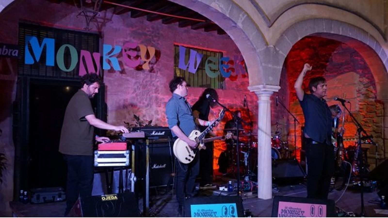 Dani Llamas, en concierto en el Castillo de San Marcos.