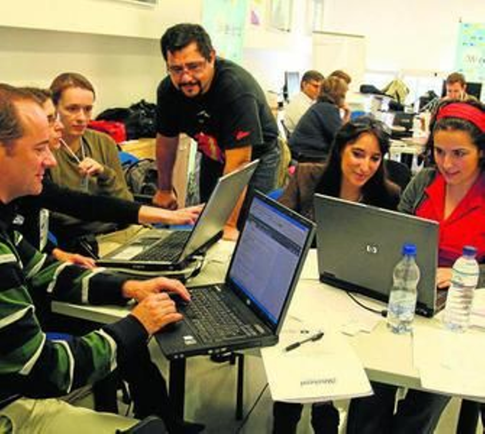 Empresarios durante la celebración de una jornada.