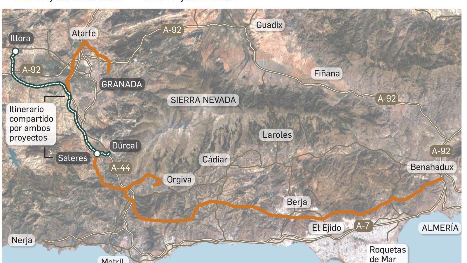 Proyecto final de la línea eléctrica de alta tensión entre Granada y Almería