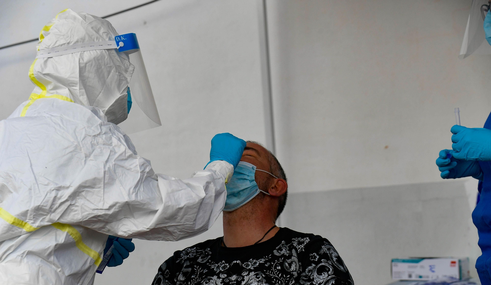 Recogida de muestras en un cribado poblacional.