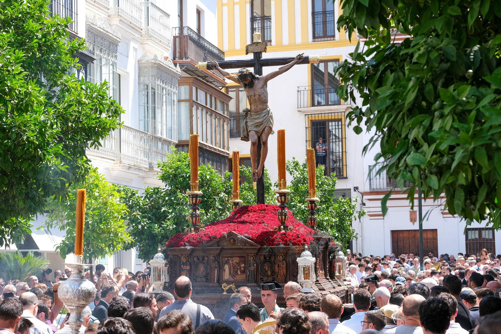 Salida procesional 450 años del Cristo de Burgos