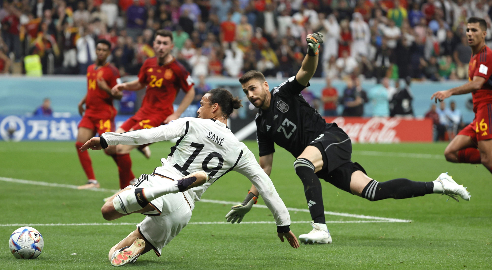 Las fotos del España-Alemania del Mundial de Qatar