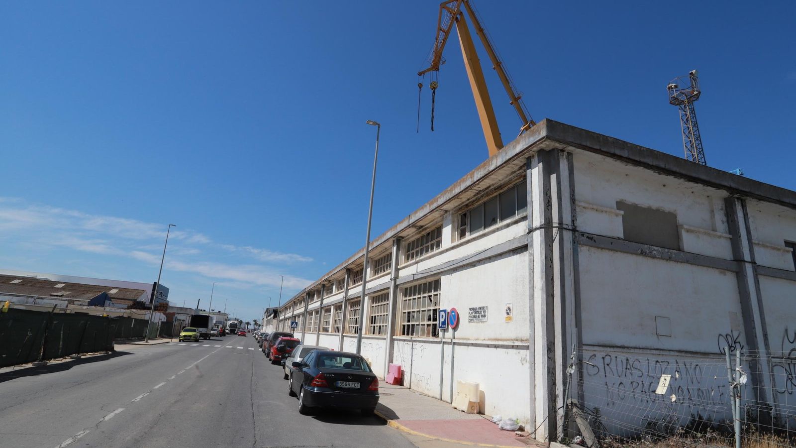 Parte de las naves que serán derribadas por la Autoridad Portuaria. Parte de las naves que serán derribadas por la Autoridad Portuaria.