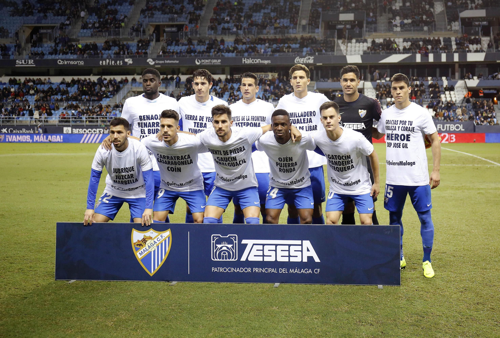 El Málaga-Numancia, en imágenes