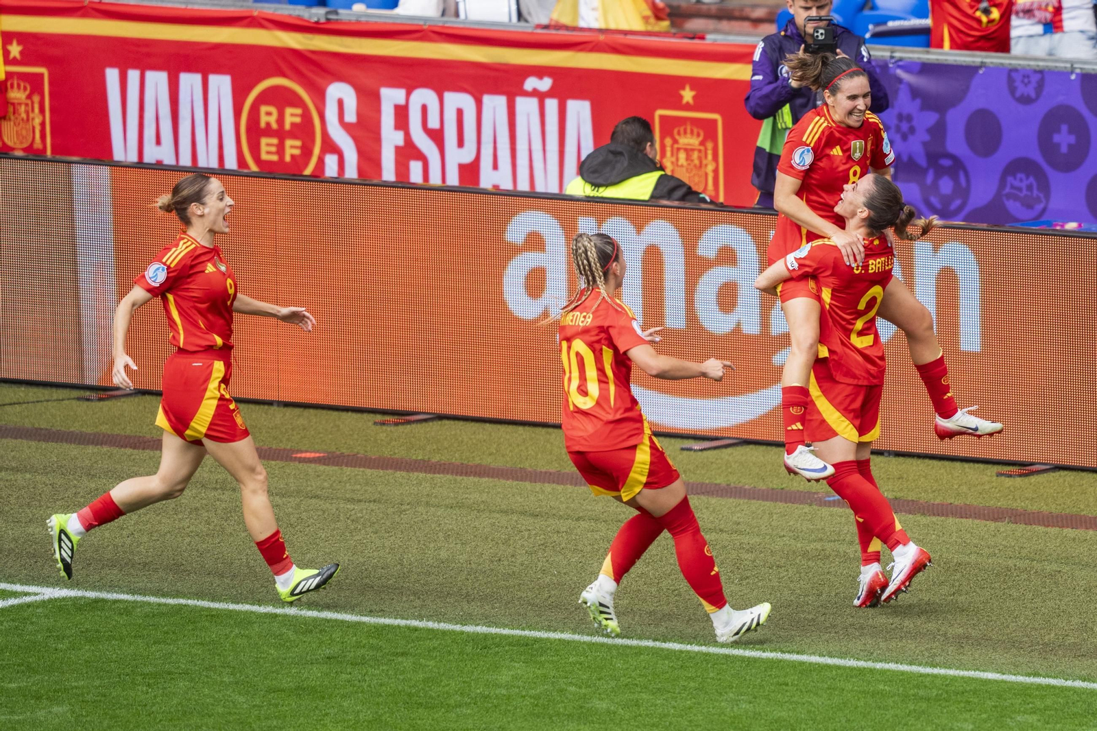 Las mejores imágenes de la final España - Inglaterra de la Eurocopa femenina