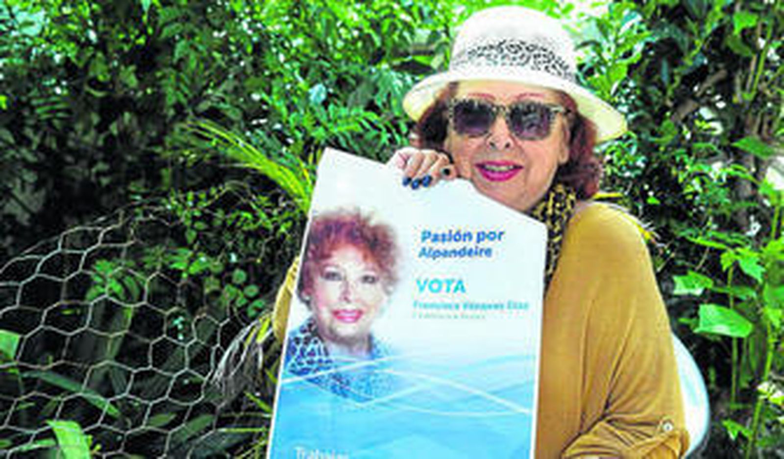 Francisca Vázquez, candidata del PP en Alpandeire.