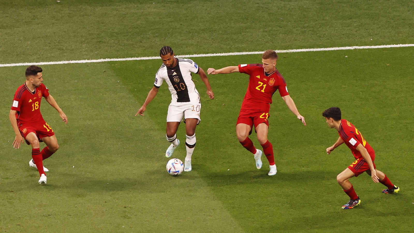 Las fotos del España-Alemania del Mundial de Qatar