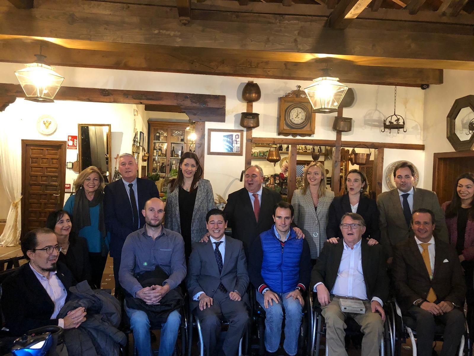 Constitución de la Comisión Nacional de Discapacidad del PP,  de la que forma parte Malu del Río.