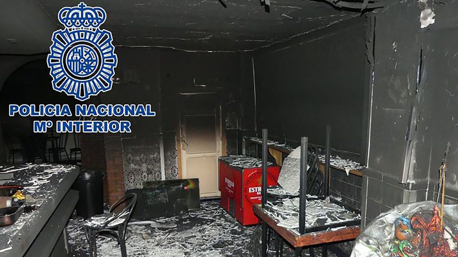 La inspección ocular descartó la posibilidad de un incendio fortuito o accidental