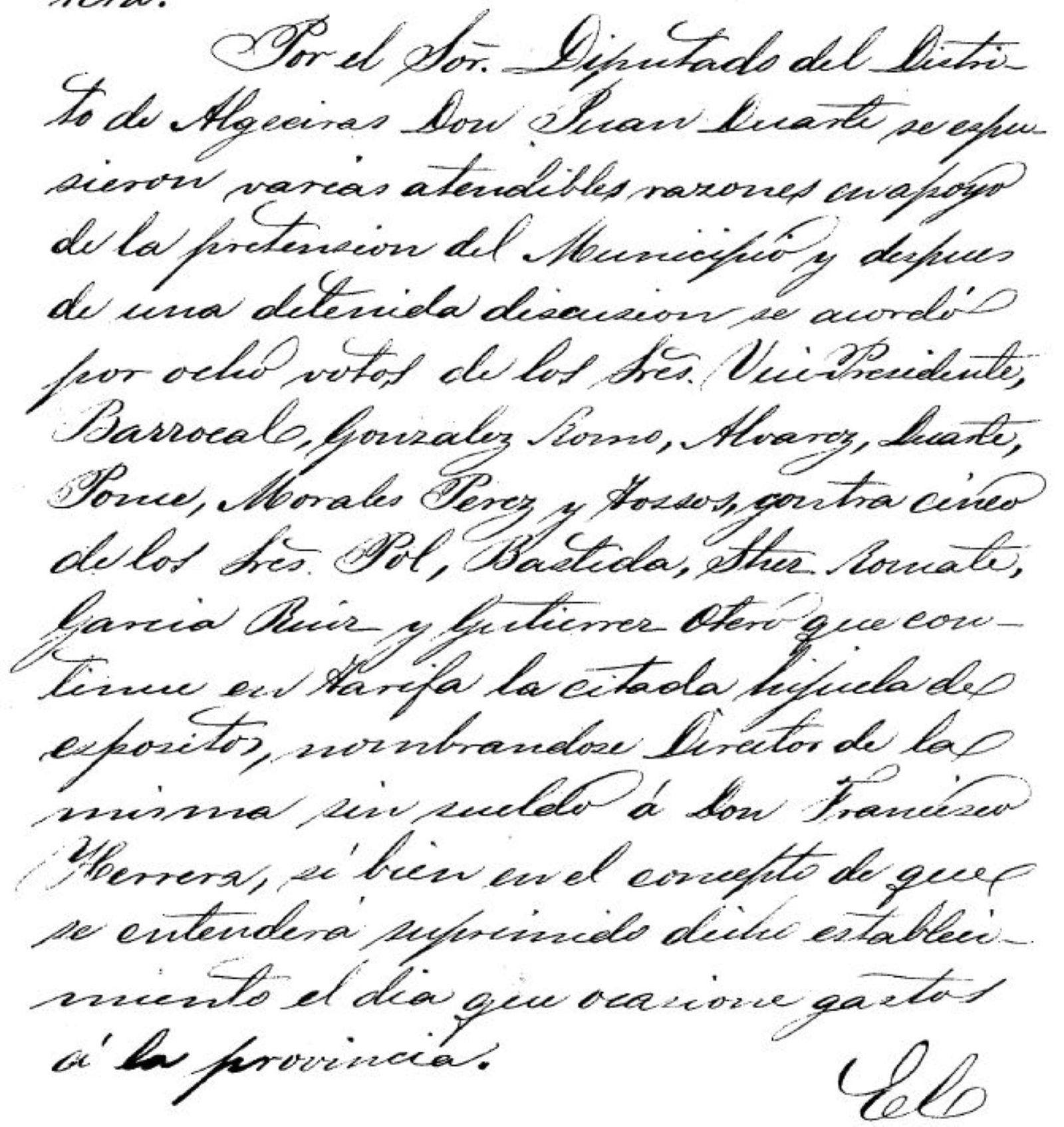 El diputado por Algeciras Juan Duarte consigue que la hijuela tarifeña siga en aquella ciudad.