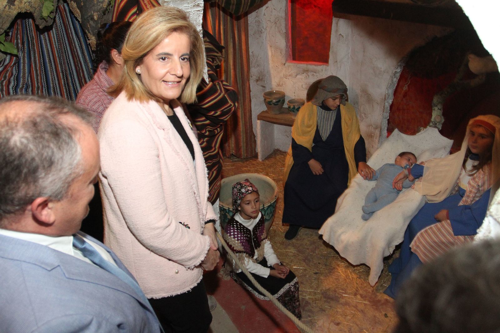 Imágenes de la inauguración del Belén viviente de Beas