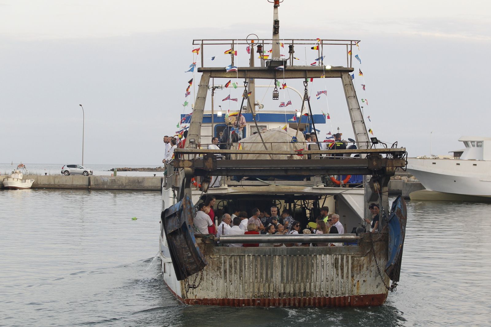 Procesión de la Virgen del Mar en Adra