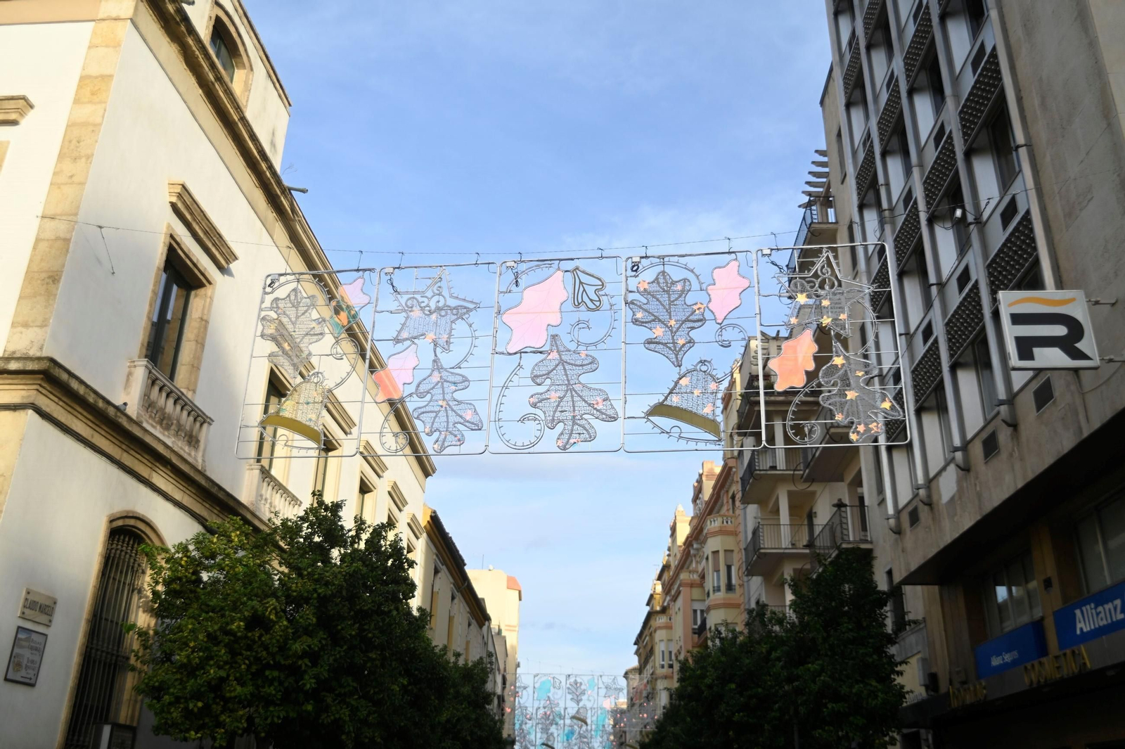 Luces de Navidad en el centro de Córdoba