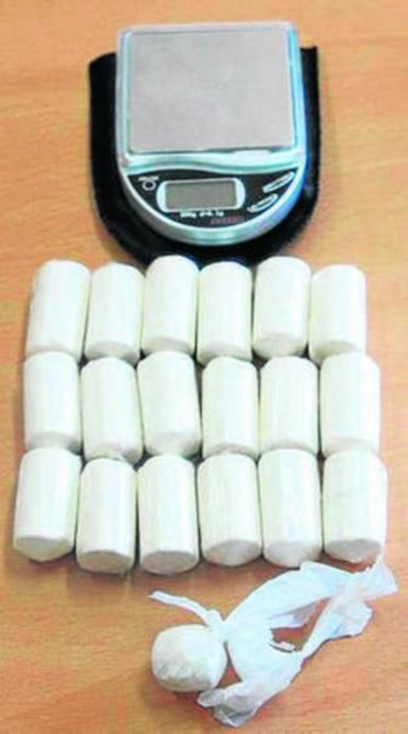 Drogas incautadas a El Gordo.