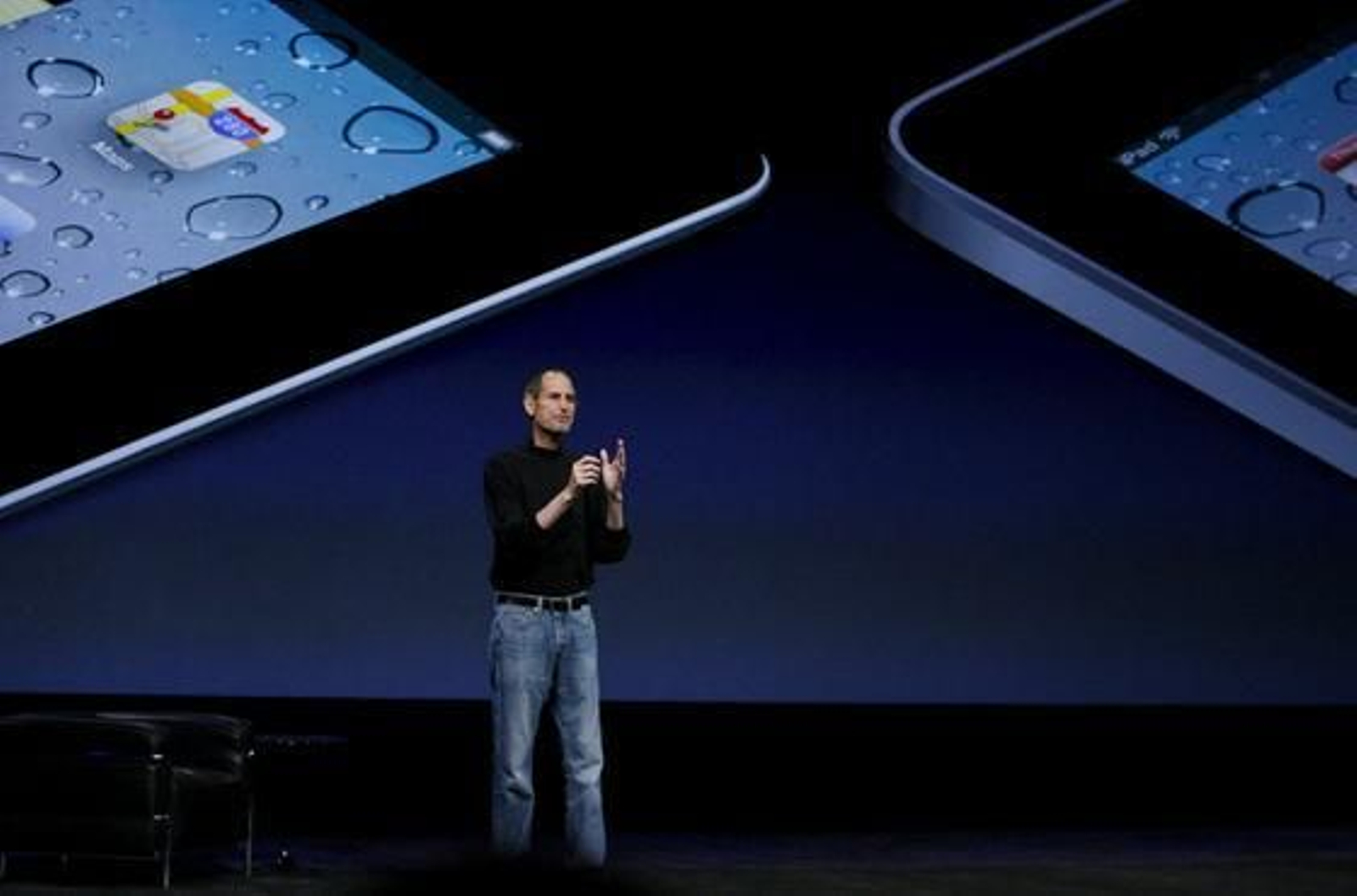 Steve Jobs presenta el iPad 2, la nueva versión del 'tablet' de Apple.

Foto: Efe
