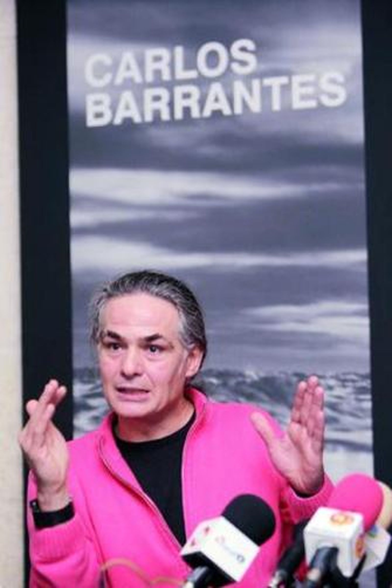 Carlos Barrantes en la sede del CAF.