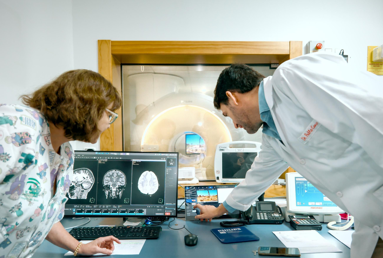 La sala de radiodiagnóstico del área de Pediatría del Hospital Infantil.