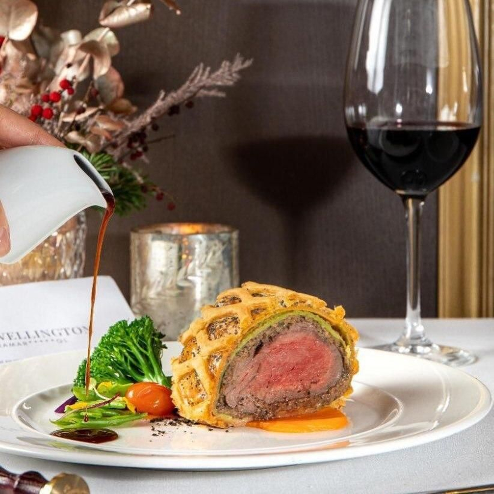 Un plato de el Gran Hotel Miramar. Un plato de el Gran Hotel Miramar.