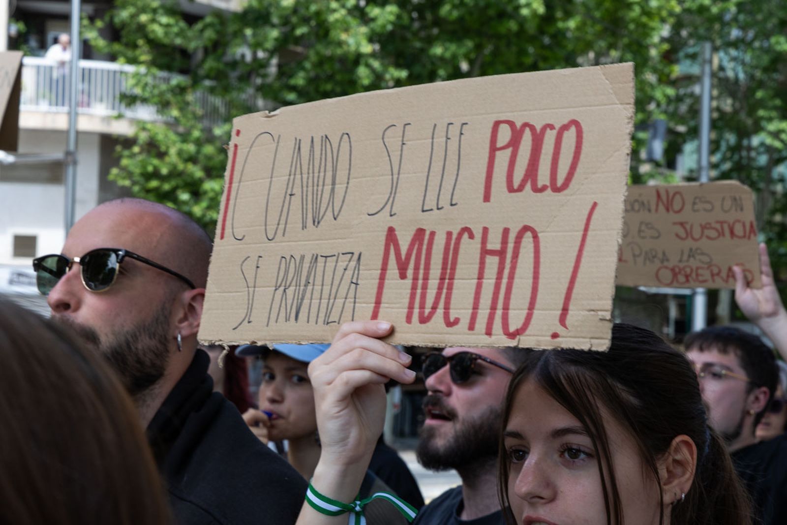 Manifestación convocada por el 1º de Mayo