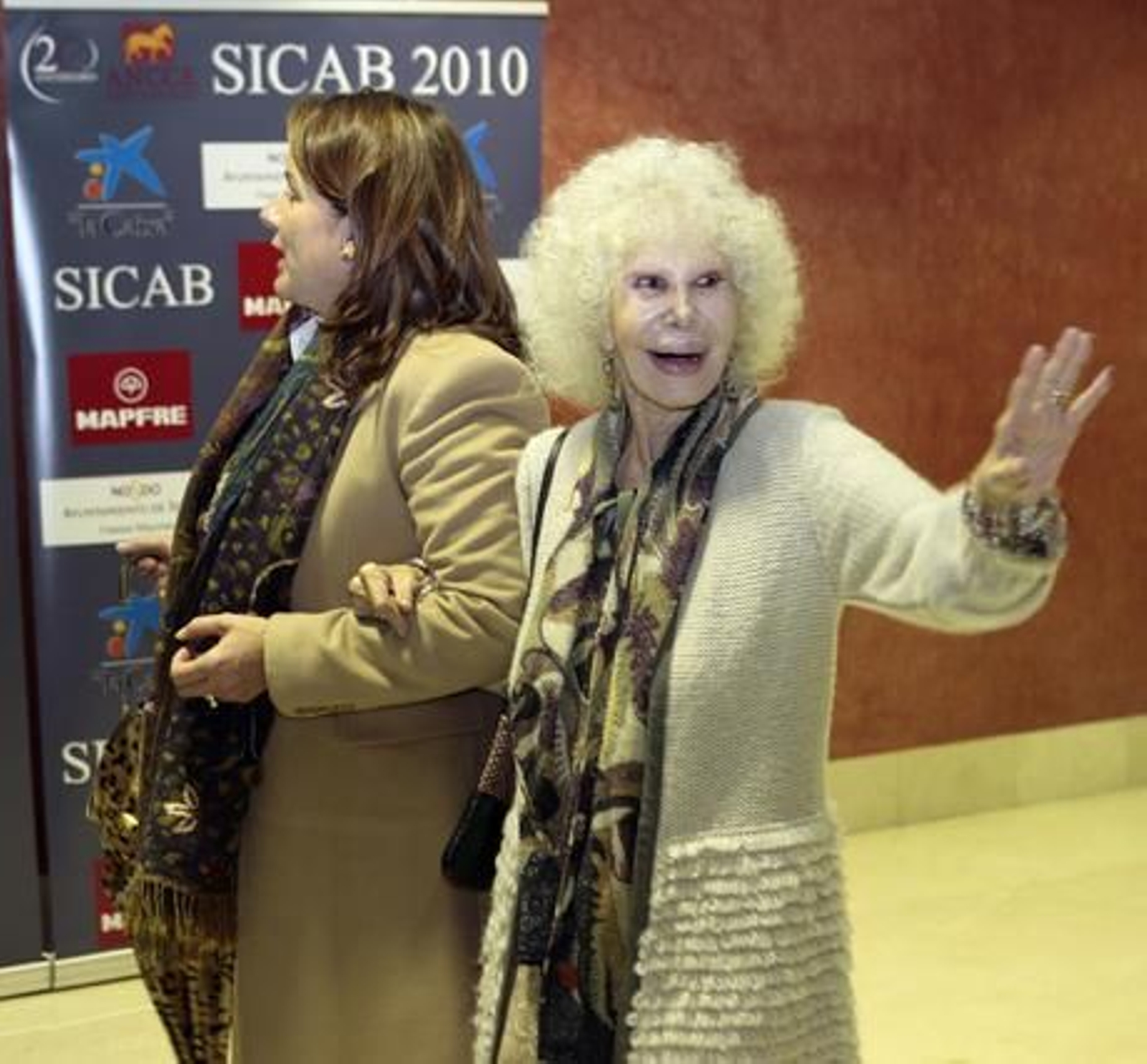 La duquesa de Alba, en Sicab.

Foto: Juan Carlos Muñoz