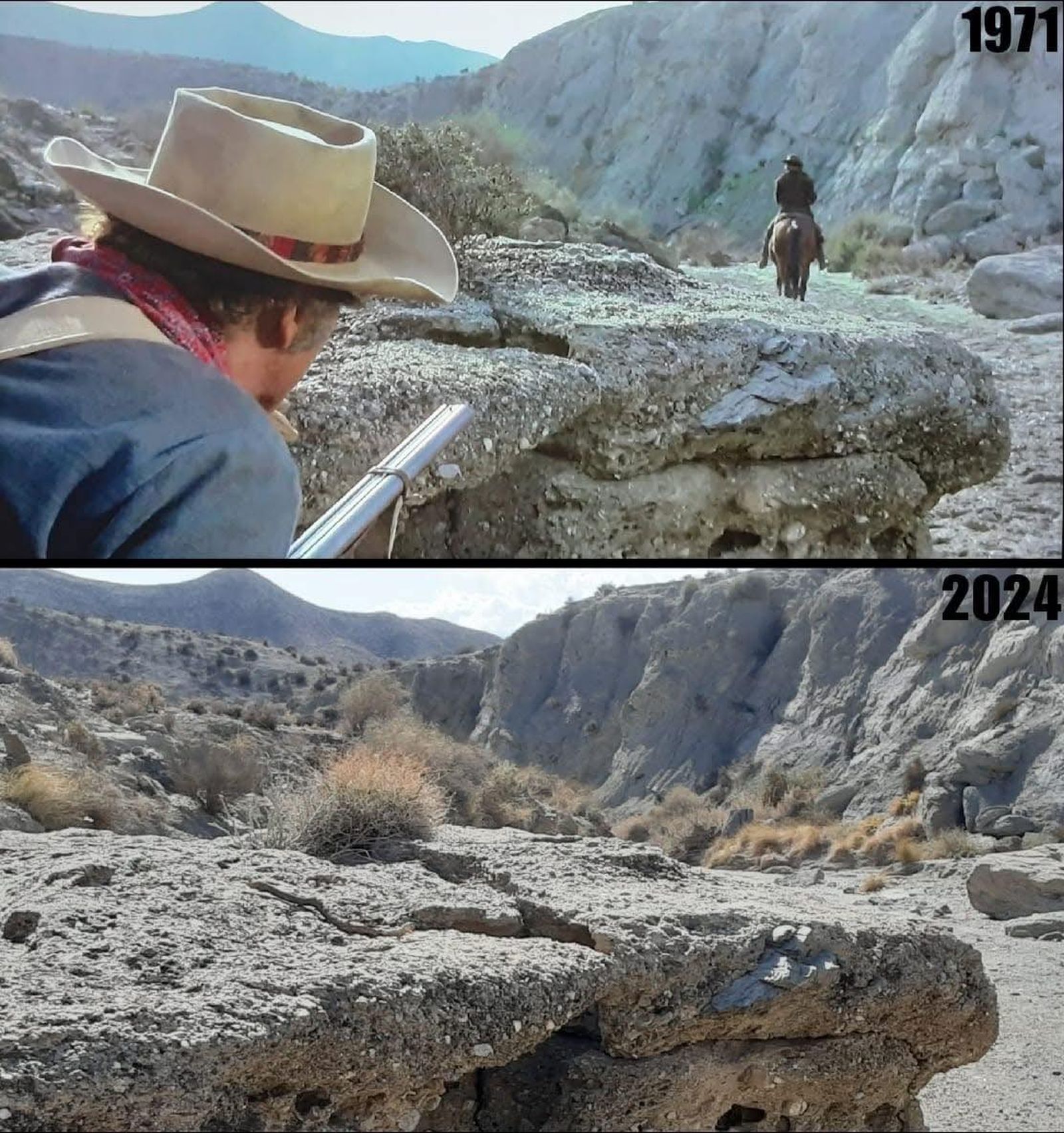 "Valdez Is Coming" (Que viene Valdez).  Barranco del infierno del Carrizalejo/Gádor (Almería).