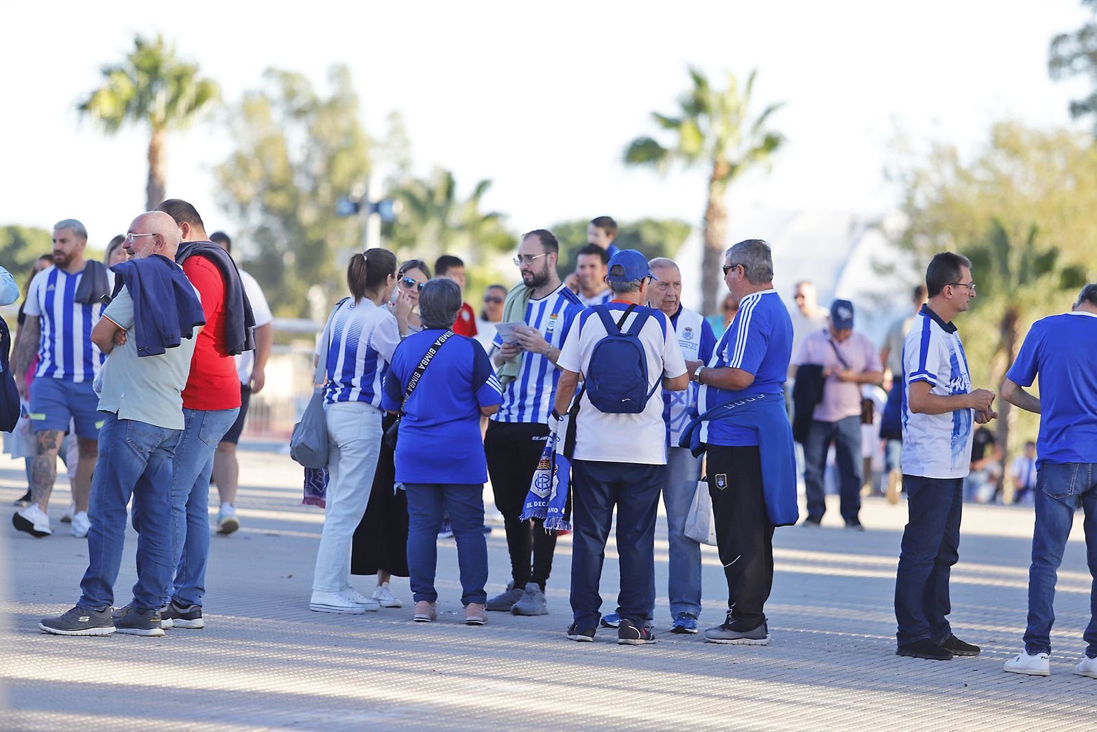 Imágenes del ambiente en el encuentro entre el Recreativo de Huelva y el CD Castellón