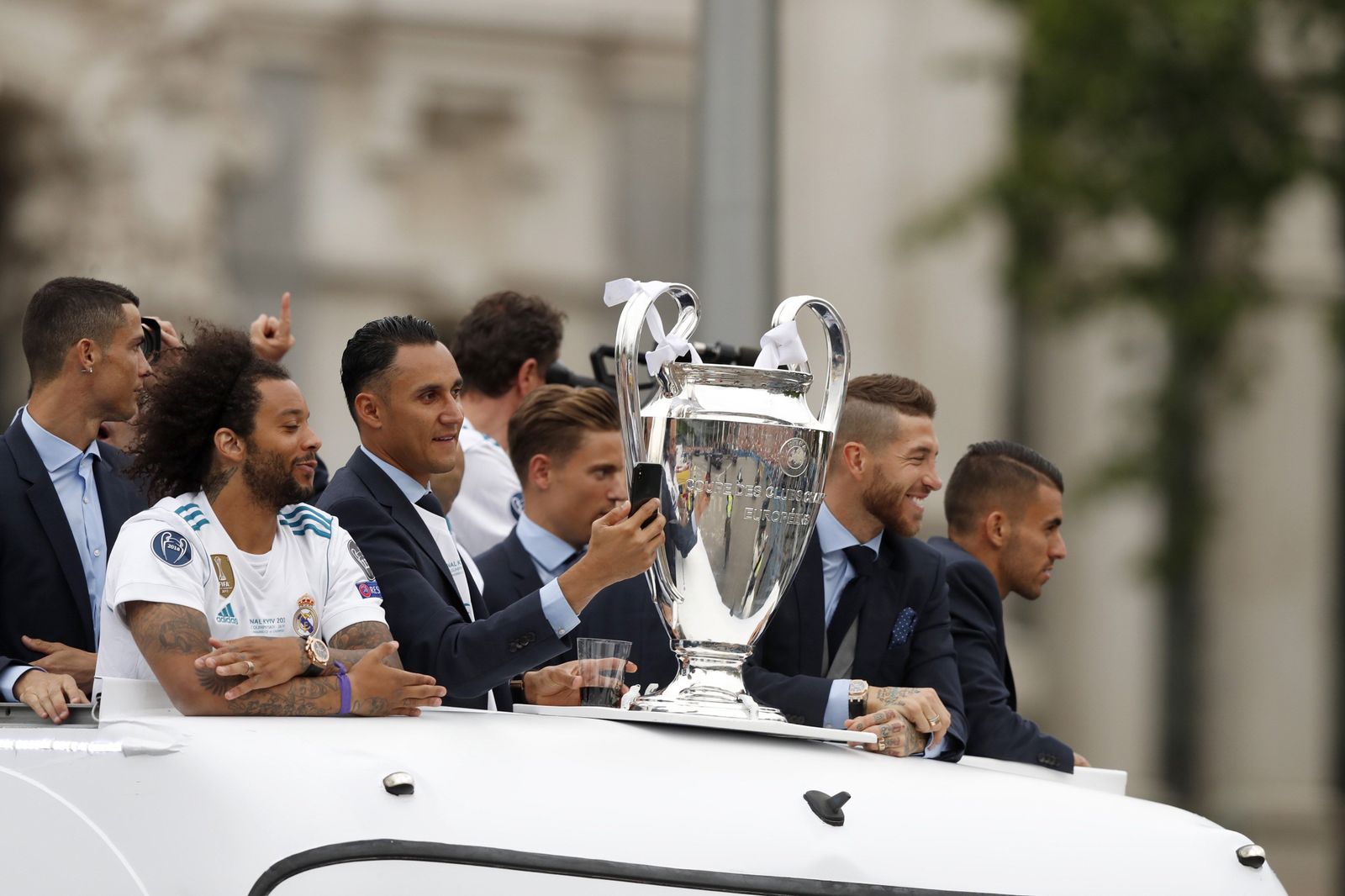 El Real Madrid celebra su decimotercera Champions
