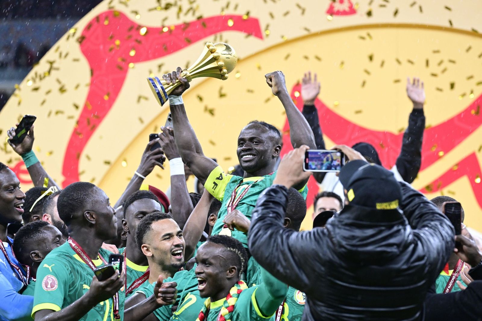 Las fotos de la final entre Marruecos y Senegal en la Copa África