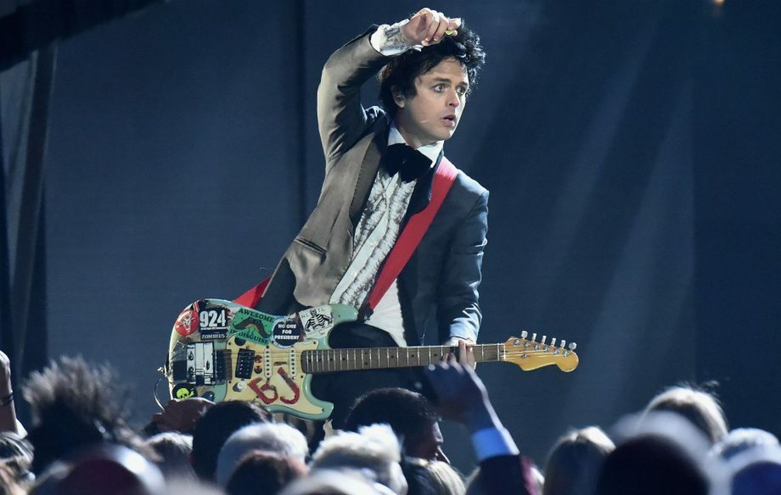 Billie Joe Armstrong de Green Day, durante un concierto reciente.