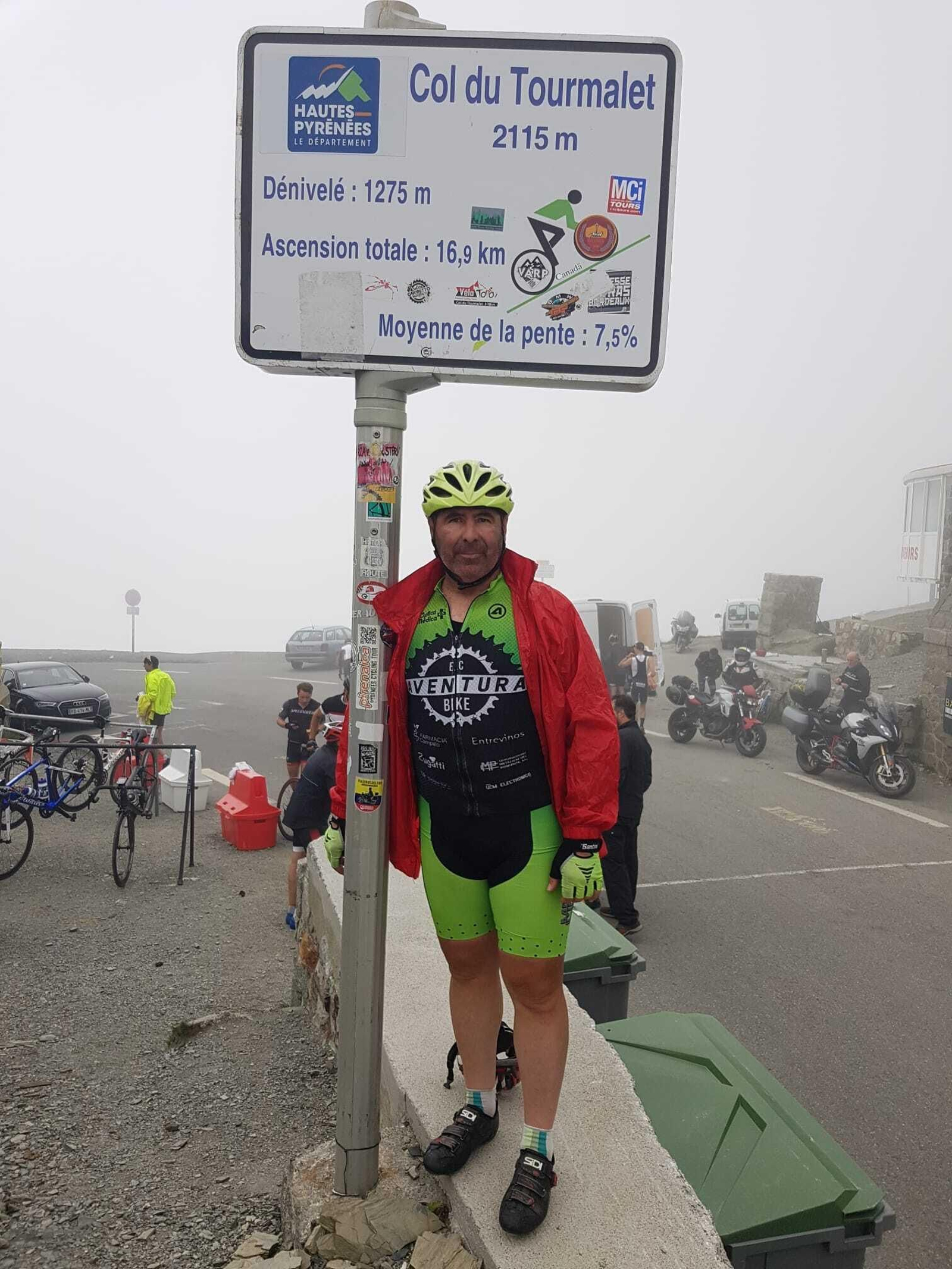 Fotogalería de la Transpirenaica de cuatro almerienses.