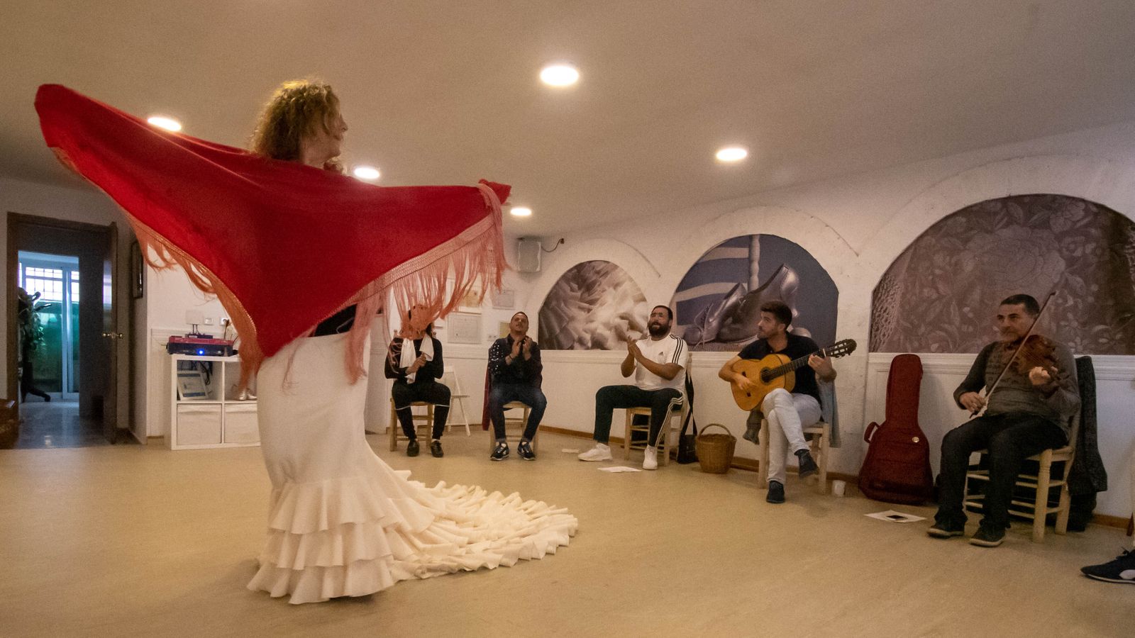 Las fotos del ensayo del ultimo espectaculo de Mónika Bellido